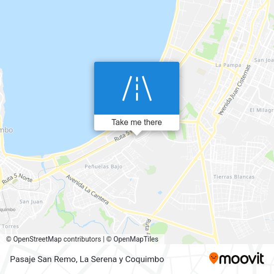 Pasaje San Remo map