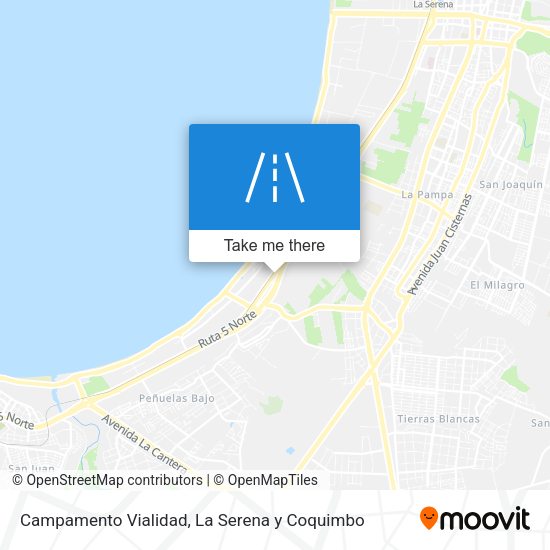 Campamento Vialidad map