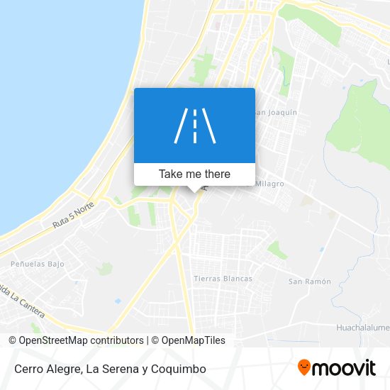 Cerro Alegre map
