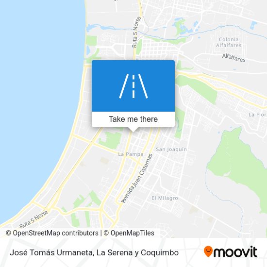 José Tomás Urmaneta map