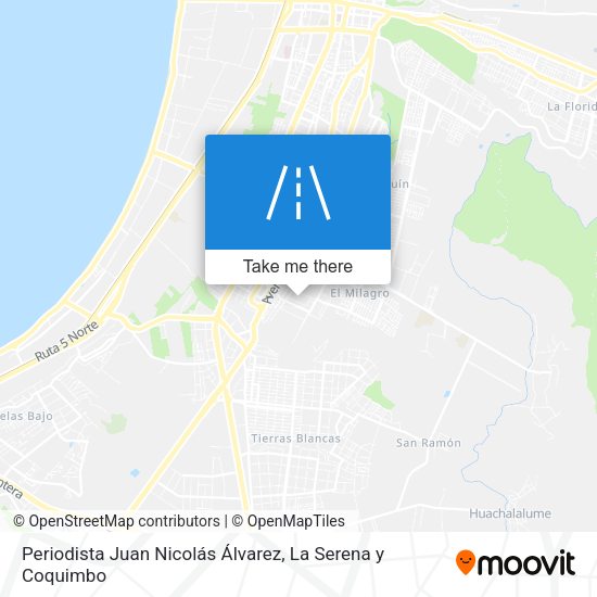 Mapa de Periodista Juan Nicolás Álvarez