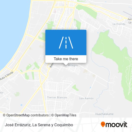 José Errázuriz map