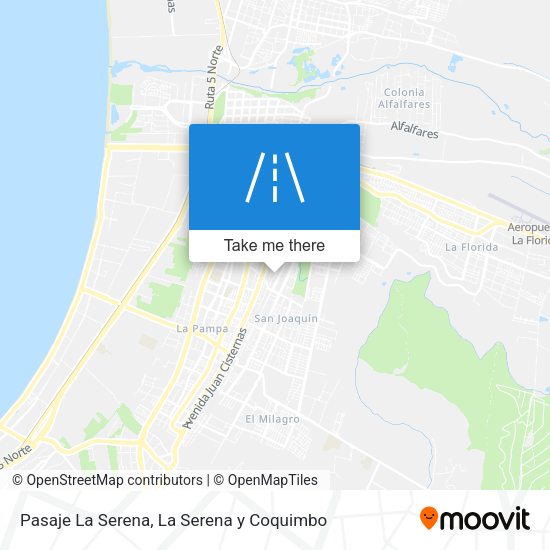Pasaje La Serena map