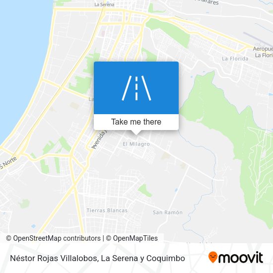 Néstor Rojas Villalobos map