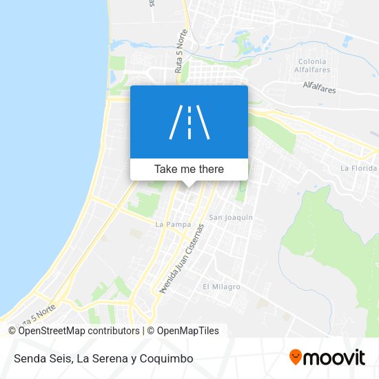 Mapa de Senda Seis