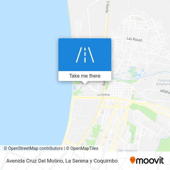 Avenida Cruz Del Molino map