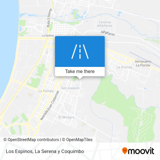 Los Espinos map