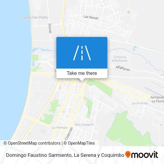 Mapa de Domingo Faustino Sarmiento