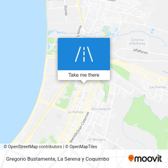 Gregorio Bustamente map
