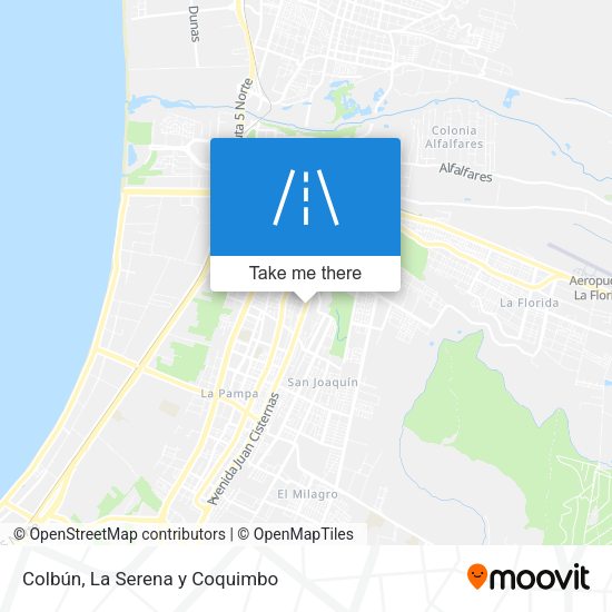 Colbún map