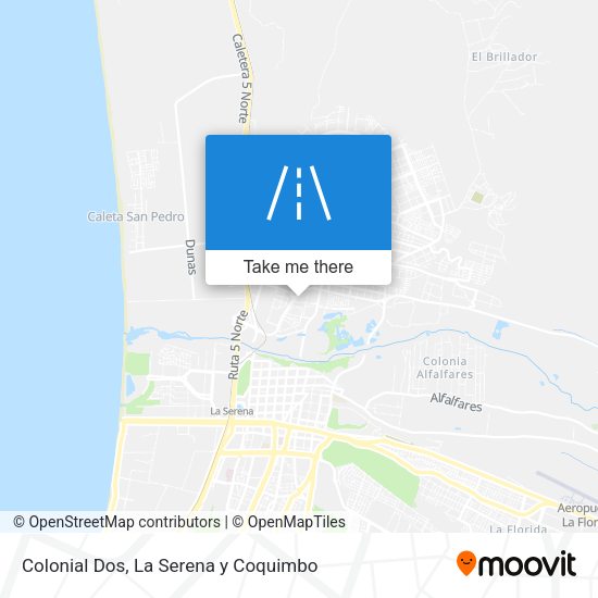 Colonial Dos map