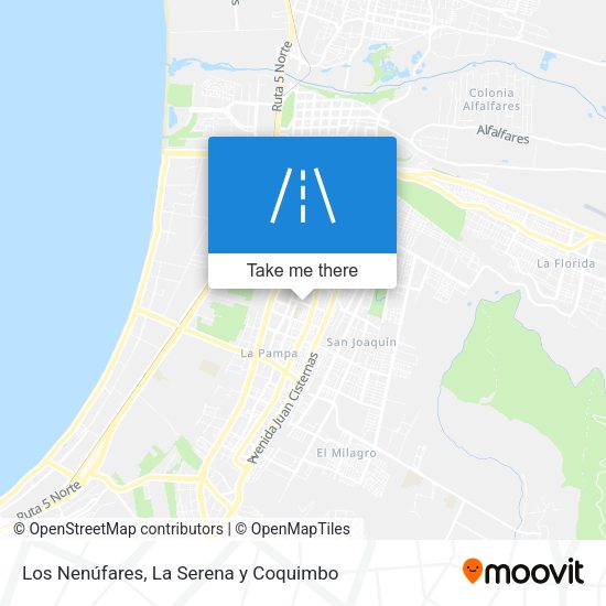 Los Nenúfares map
