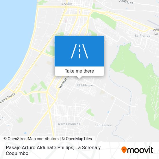Pasaje Arturo Aldunate Phillips map