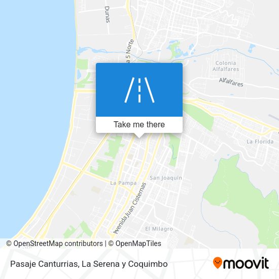Pasaje Canturrias map