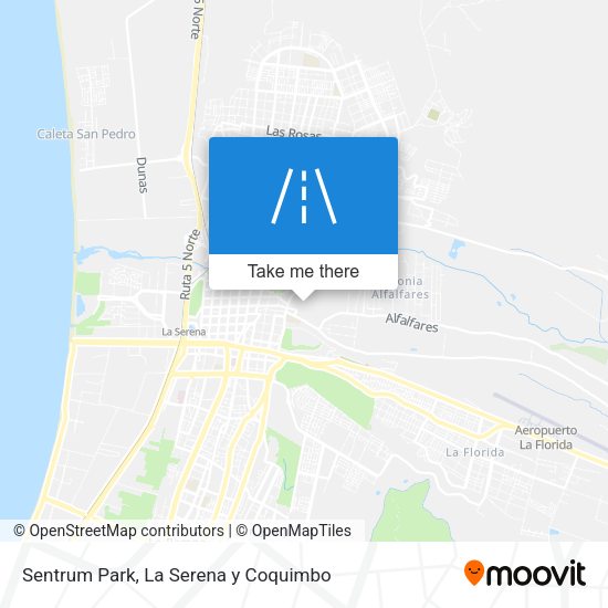 Sentrum Park map