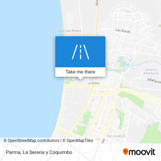 Mapa de Parma