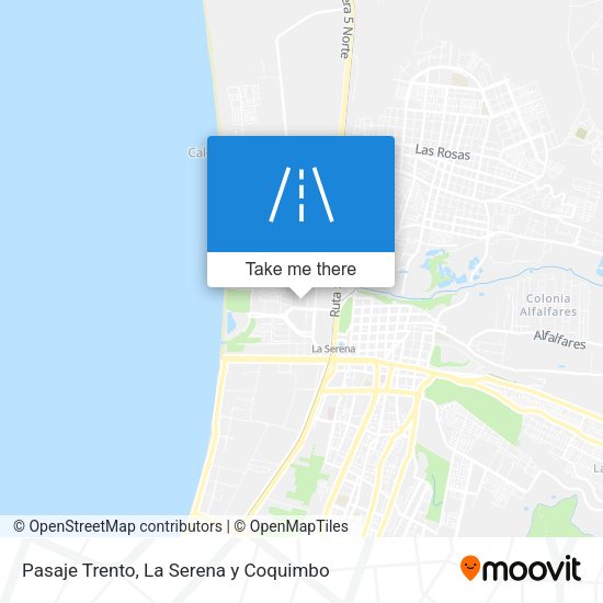 Pasaje Trento map