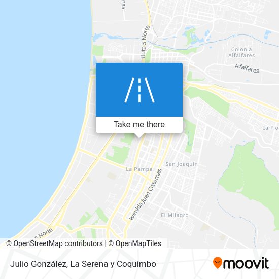 Julio González map