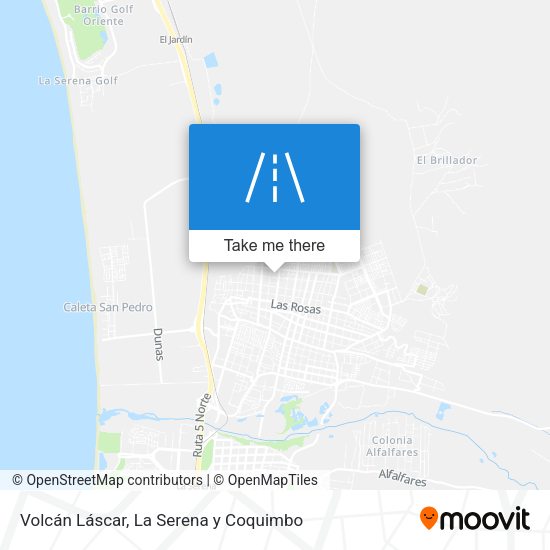 Volcán Láscar map