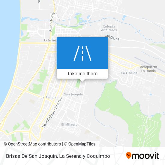 Brisas De San Joaquín map