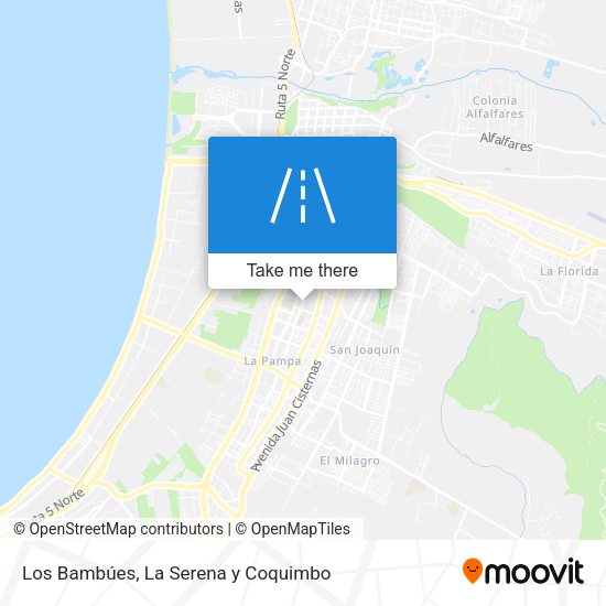 Mapa de Los Bambúes