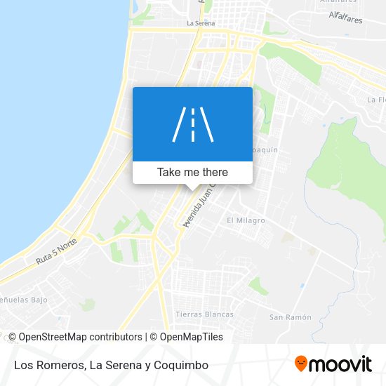 Los Romeros map