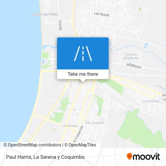 Paul Harris map