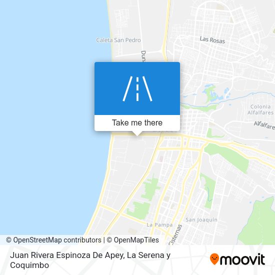 Juan Rivera Espinoza De Apey map