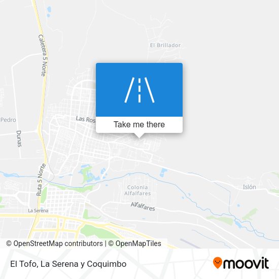 El Tofo map