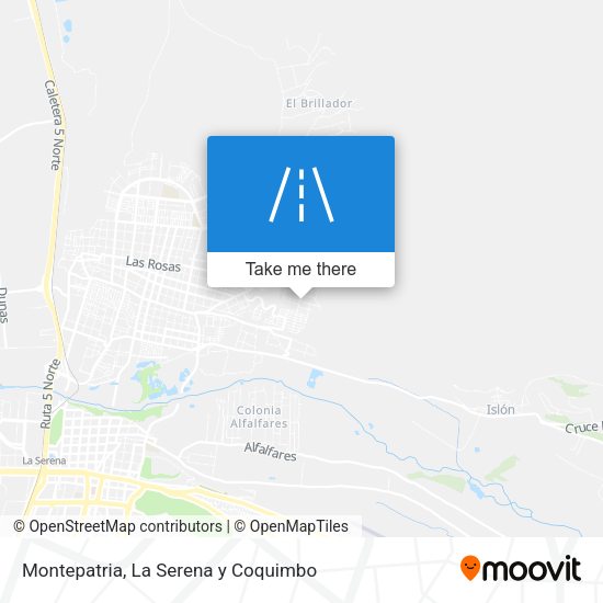 Mapa de Montepatria