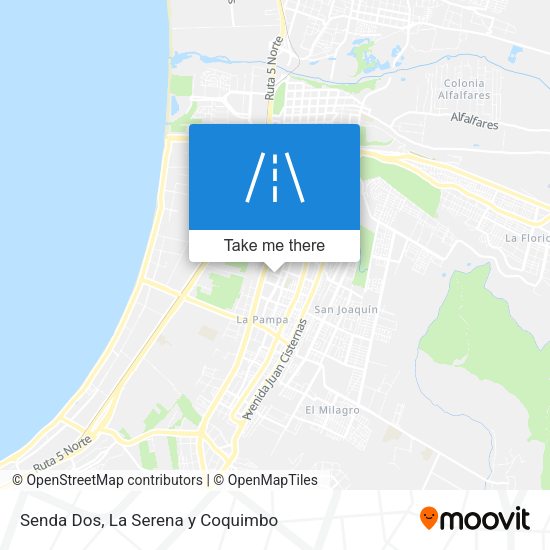Senda Dos map