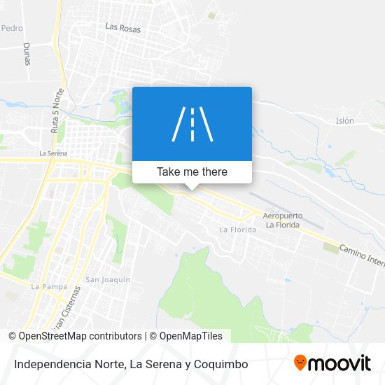Independencia Norte map