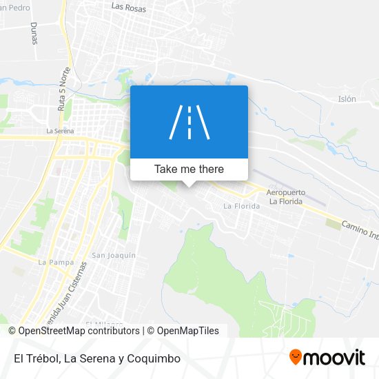 Mapa de El Trébol