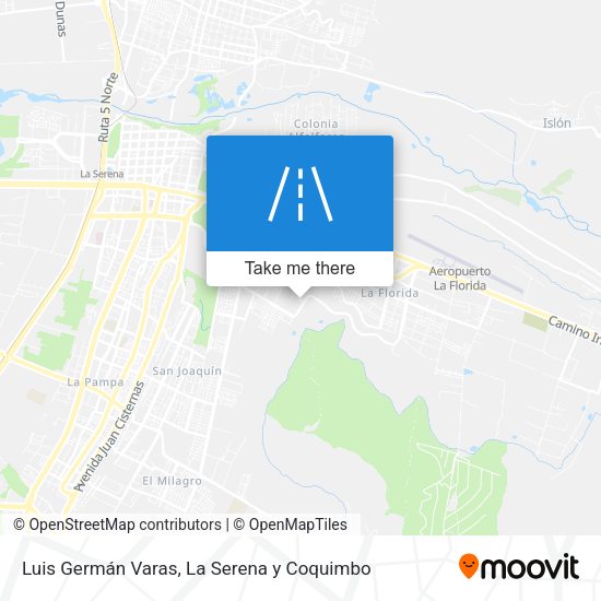 Luis Germán Varas map