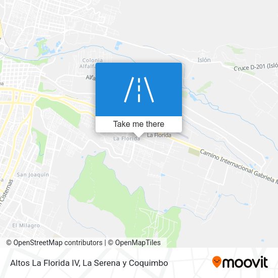 Altos La Florida IV map