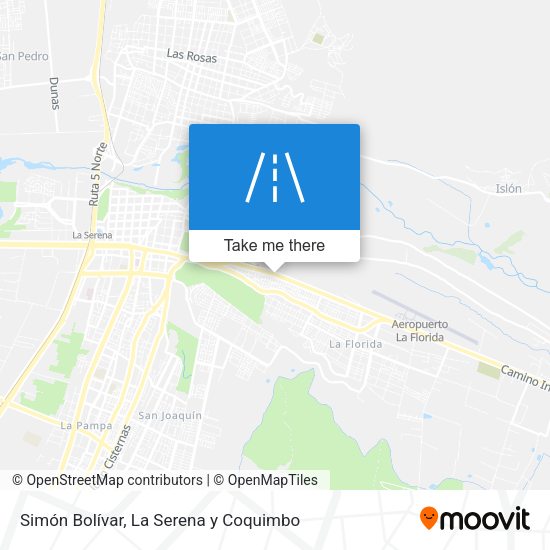 Mapa de Simón Bolívar