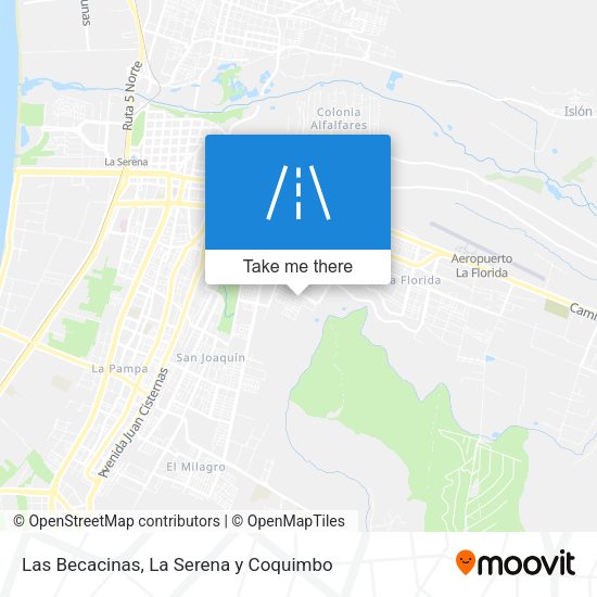 Mapa de Las Becacinas