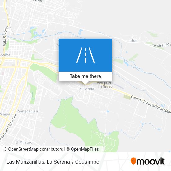 Las Manzanillas map