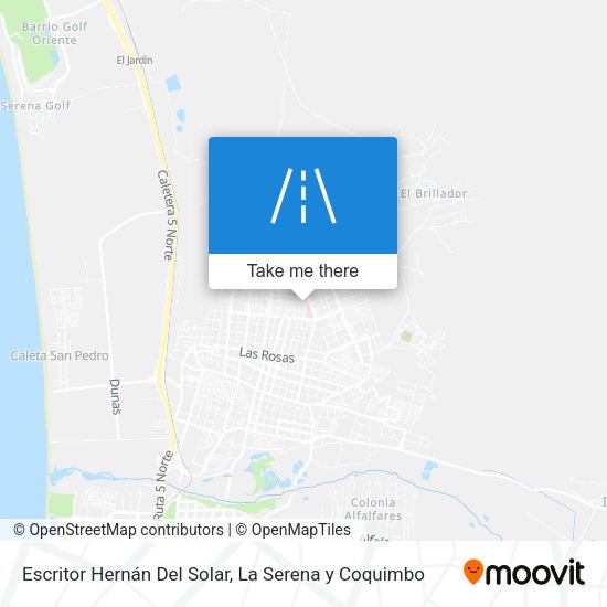 Mapa de Escritor Hernán Del Solar