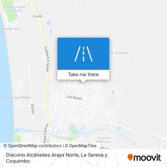 Mapa de Diácono Alcibiades Araya Norte