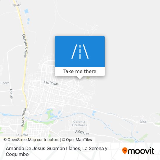 Amanda De Jesús Guamán Illanes map