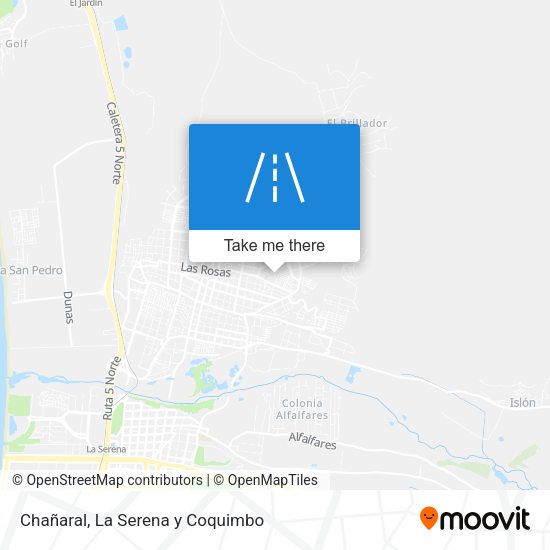 Chañaral map