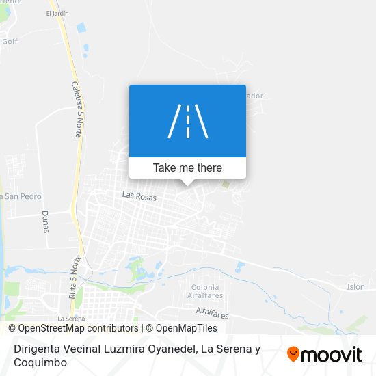 Dirigenta Vecinal Luzmira Oyanedel map