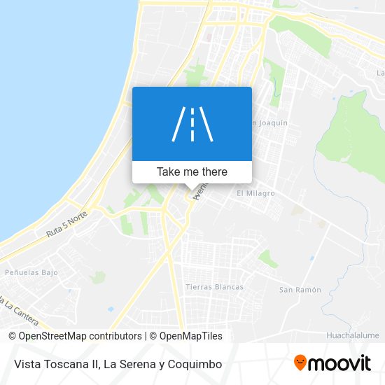 Vista Toscana II map