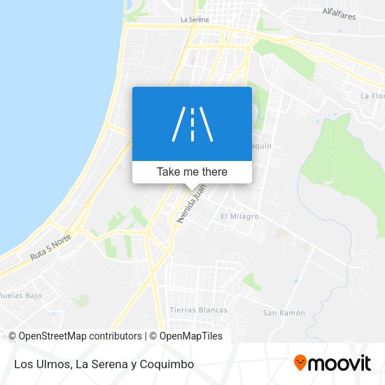 Mapa de Los Ulmos