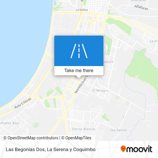 Mapa de Las Begonias Dos
