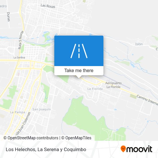 Los Helechos map
