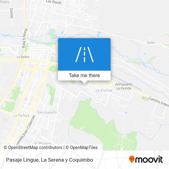Mapa de Pasaje Lingue
