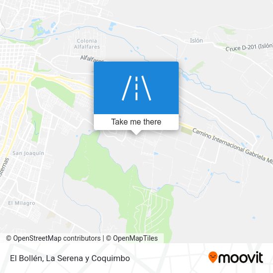 Mapa de El Bollén