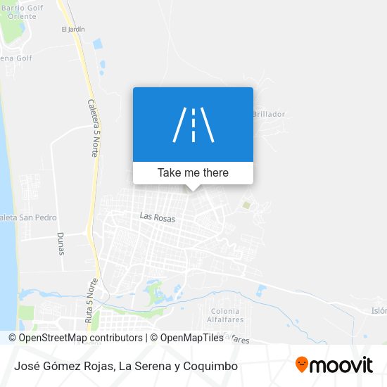 José Gómez Rojas map